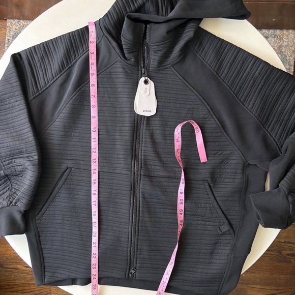 PrAna Women’s Send Off Jacket Size Medium Black New - Picture 4 of 11